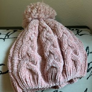 Super soft, Pink Velvet, Winter Beanie